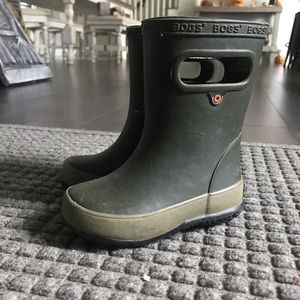 Toddler Boy Army Green Bogs